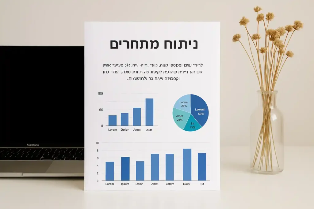 דוח ניתוח מתחרים ומילות מפתח