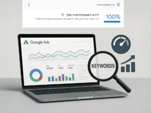 הדמיה של קמפיין בגוגל אדס